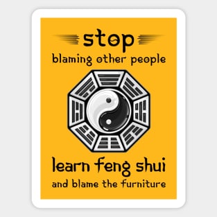 Funny Feng Shui Yin and Yang Magnet